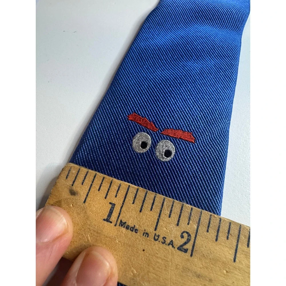 J Crew Crewcuts Monster Face Skinny Silk Tie‎ 52